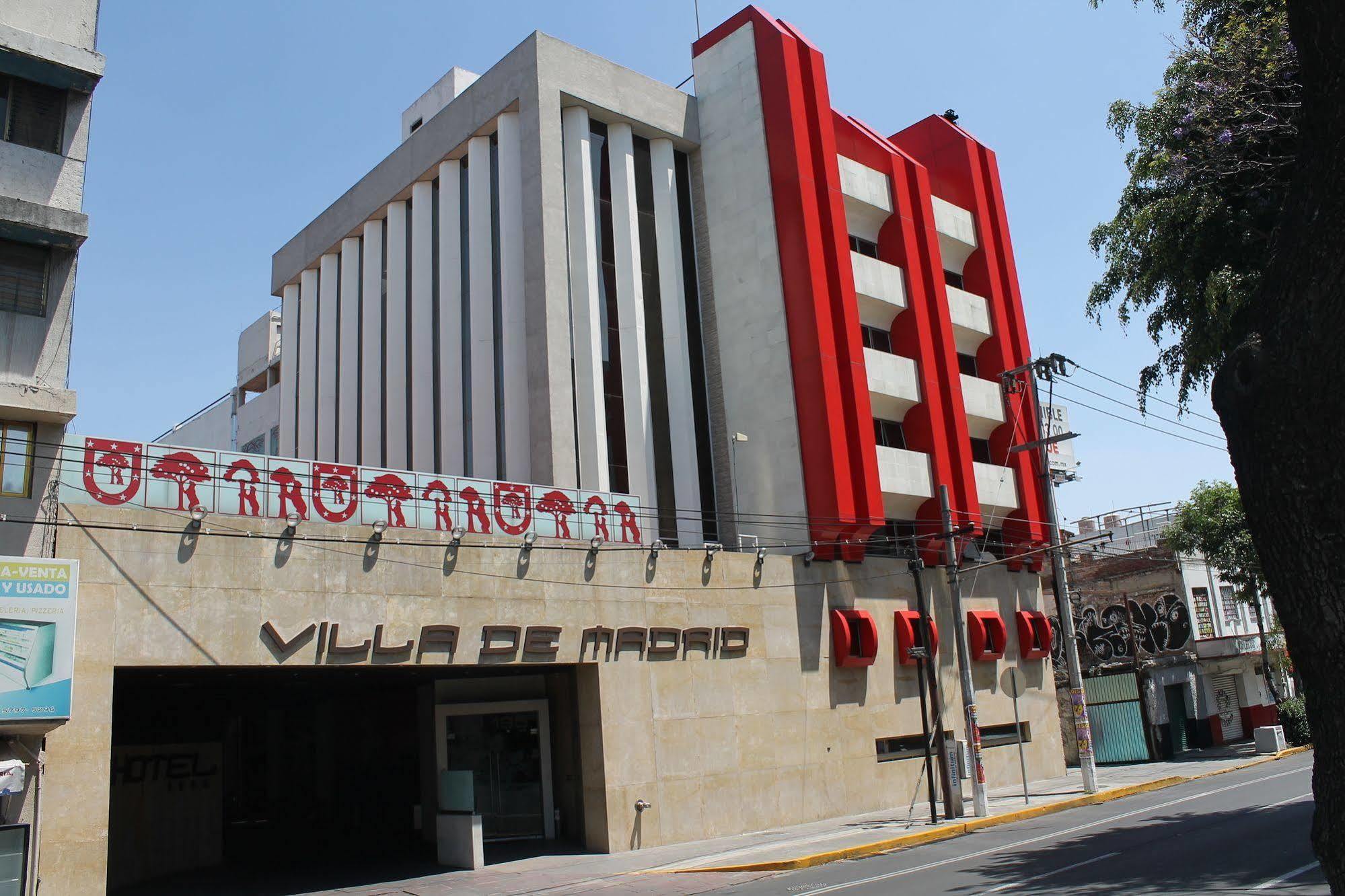 Hotel Villa De Madrid Ciudad de México Exteriér fotografie